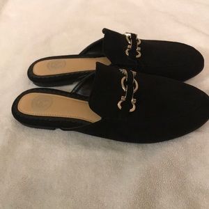 Women’s SO Black Slip On Mules Size 8